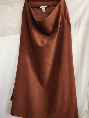 Dressbarn faux suede skirt